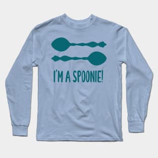 I'm A Spoonie! (Teal) Long Sleeve T-Shirt